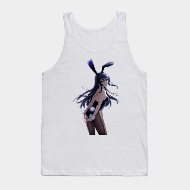 Cute Bunnygirl Mai Sakurajima Tank Top by Hentai-heaven